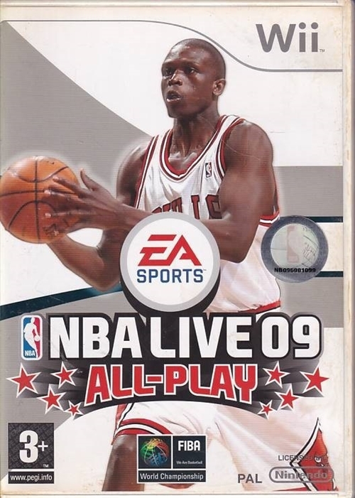 NBA Live 09 All-Play - Wii (B Grade) (Genbrug)
